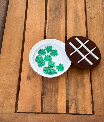 Jogo da Velha Folhas Monstera