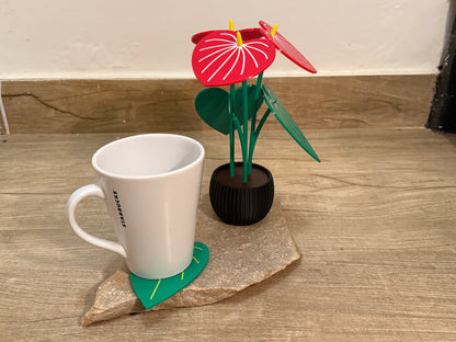 Planta Antúrio Porta-Copos