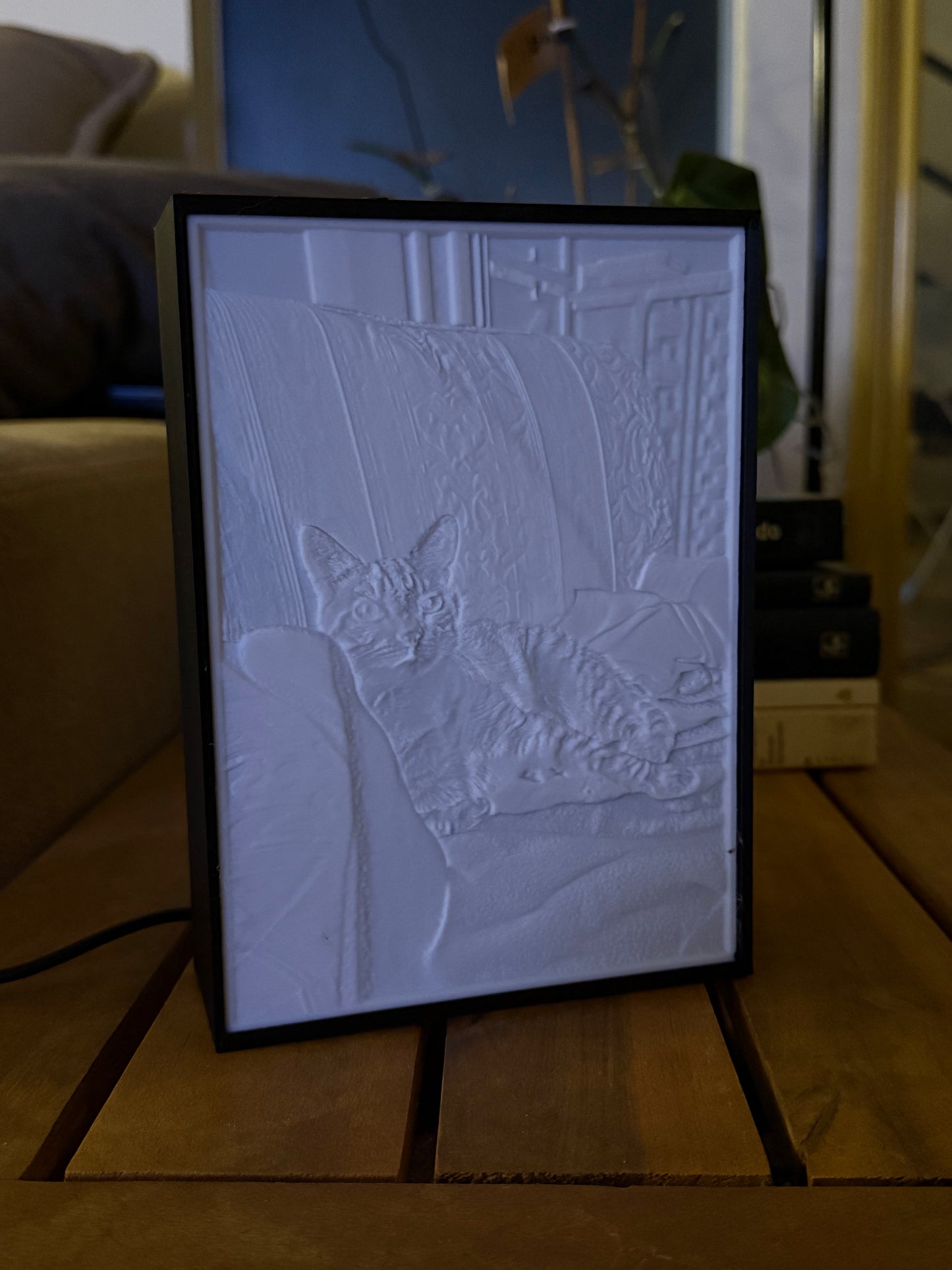 Caixa de Luz Lithophania Personalizada – Eternize Seu Momento Único