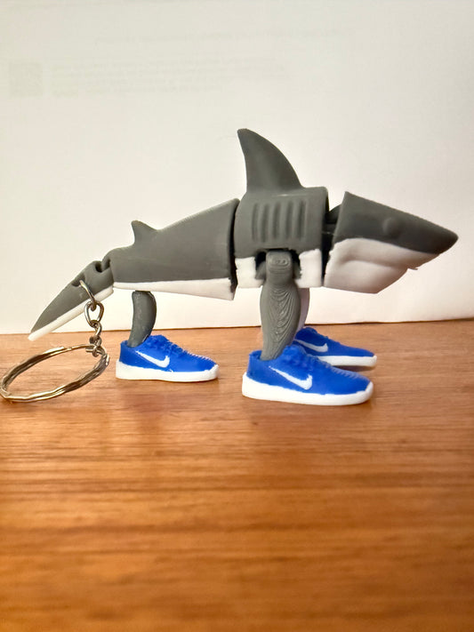 Chaveiro Tubarão Tralalero Tralala Articulado – Hit Divertido!